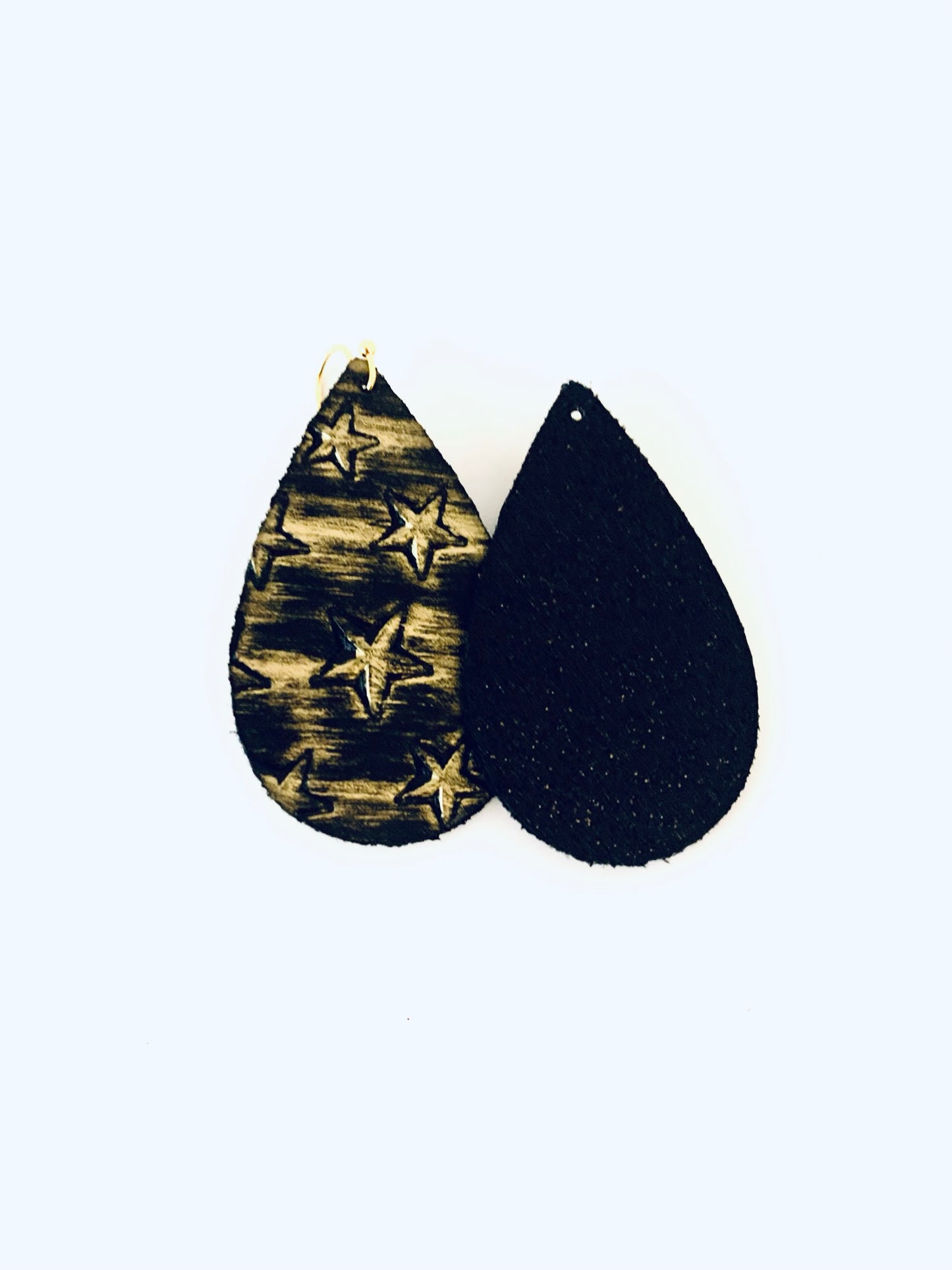 Black with Toned Gold Stars (Reversible)