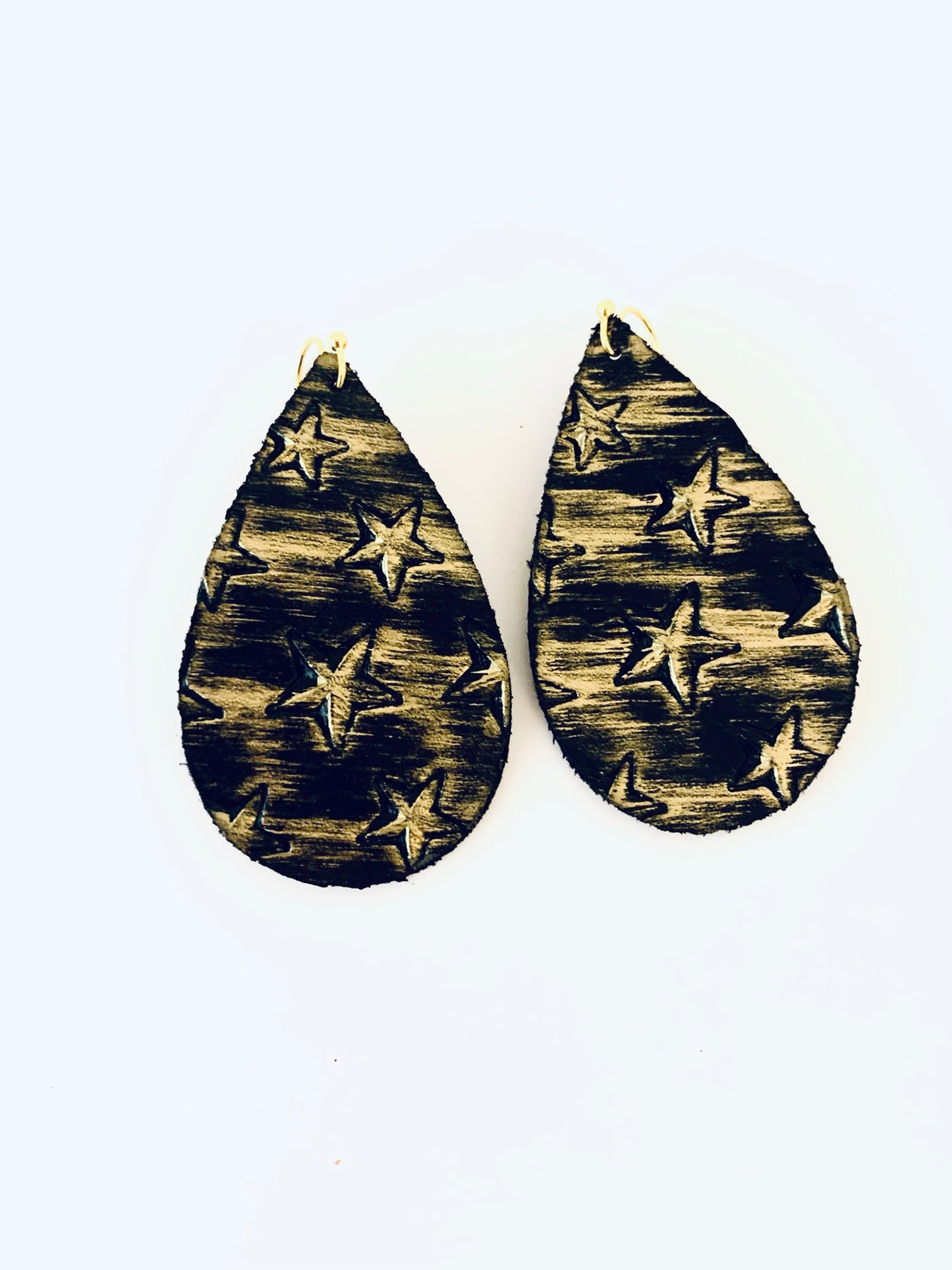 Black with Toned Gold Stars (Reversible)