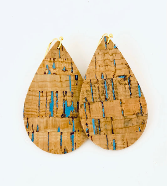 Cork with Blue Accents