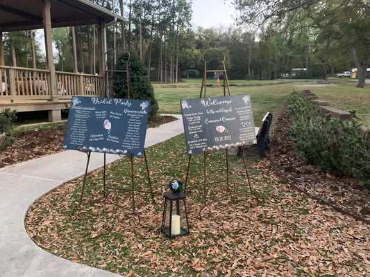 Weddings - Custom Welcome Board